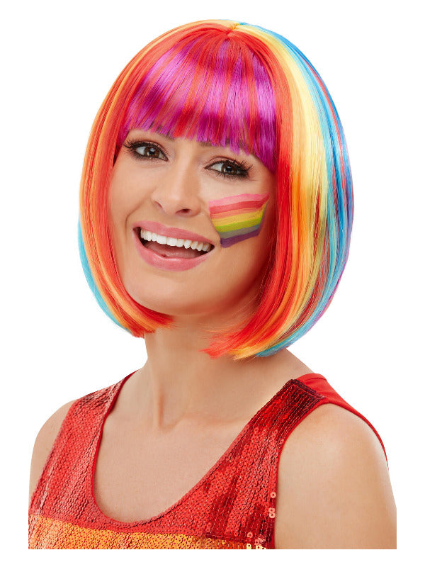 Rainbow Bob Wig MultiColoured