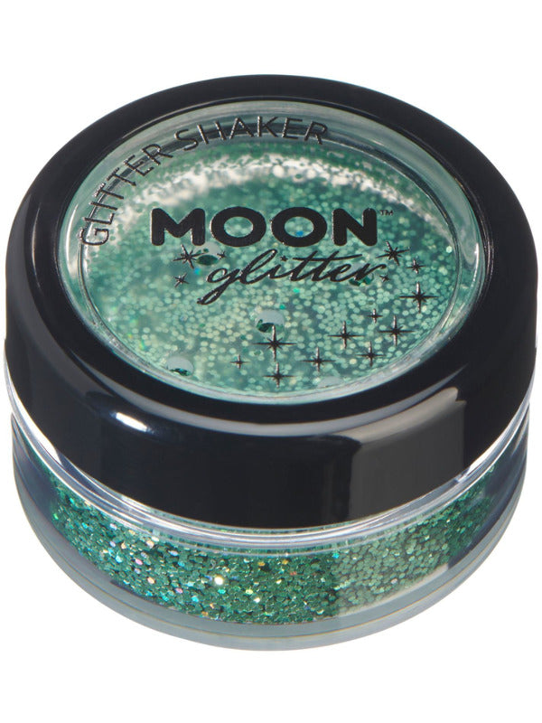 Adult Moon Glitter Holographic Glitter Shakers Green