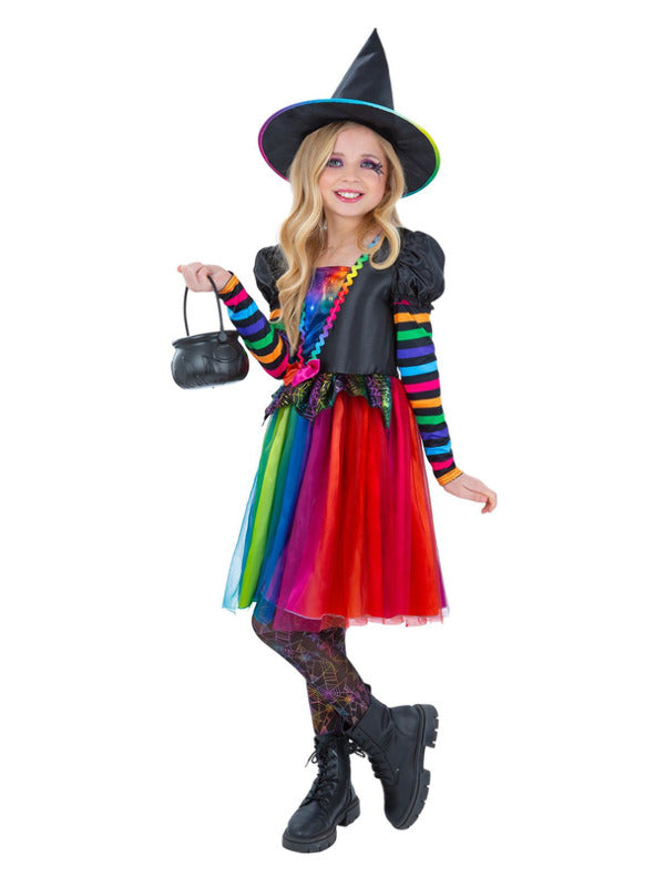 Kids Rainbow Witch Costume