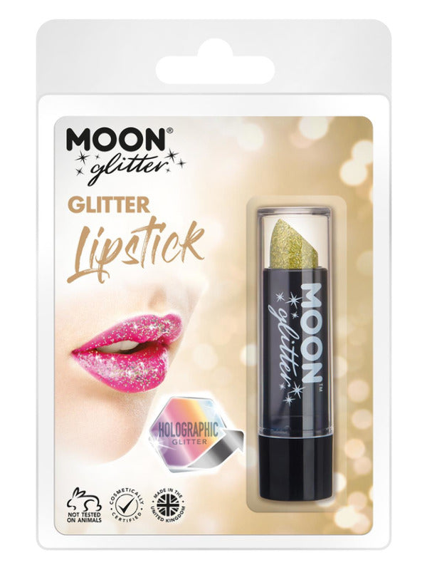 Adult Moon Glitter Holographic Glitter Lipstick Gold (2)
