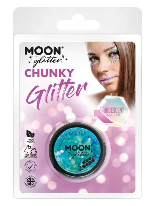 Adult Moon Glitter Iridescent Chunky Glitter Blue (2)