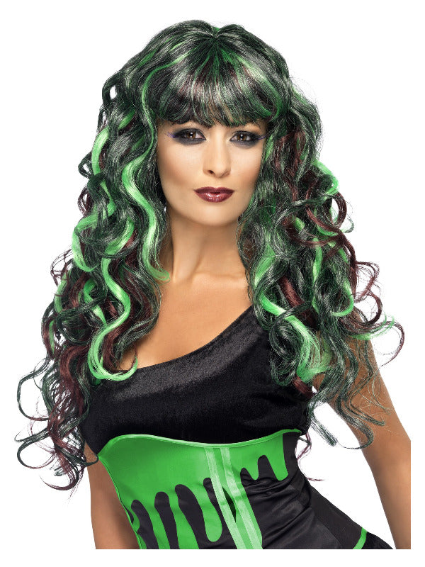 Monster Wig Black Green