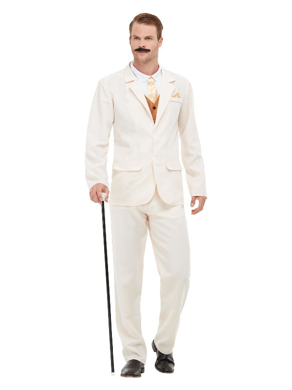 Roaring 20s Gent Costume White