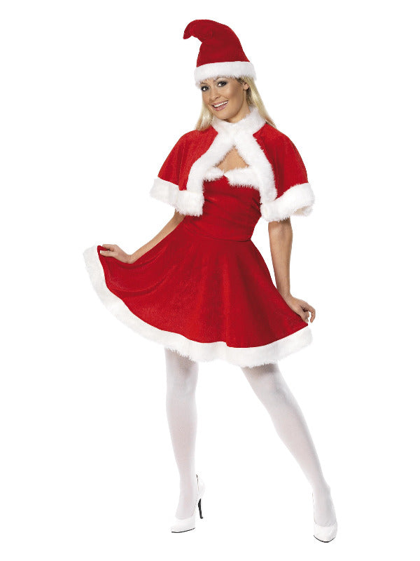 Adult Miss Santa Costume Red (3)