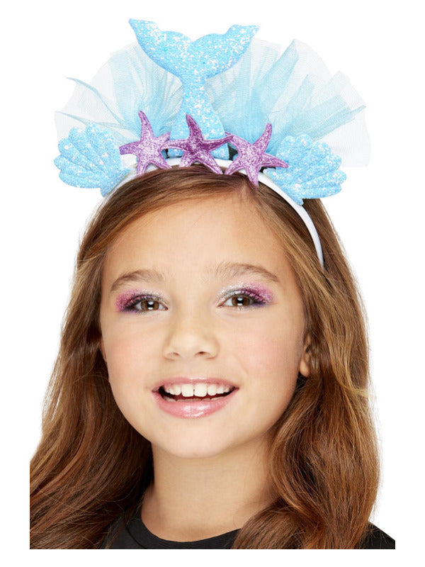Kids Mermaid Headband Blue