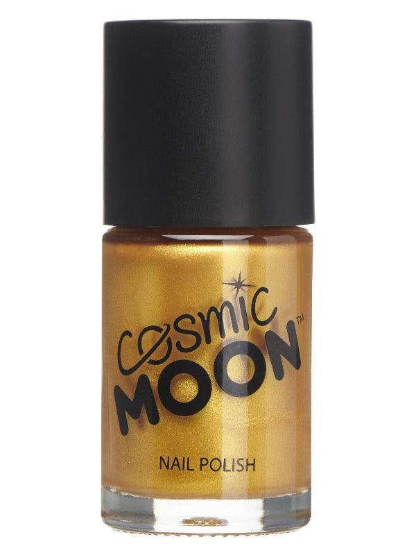 Adult Cosmic Moon Metallic Nail Polish Gold
