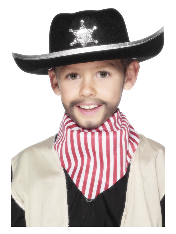 Kids Sheriff Hat Black