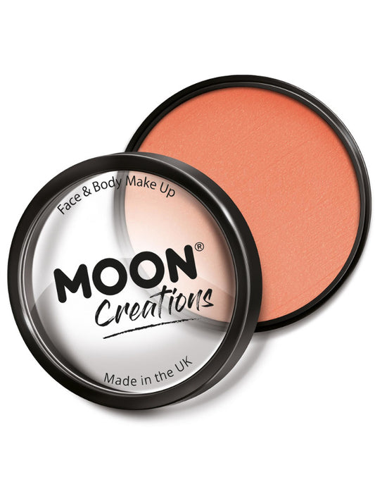 Adult Moon Creations Pro Face Paint Cake Pot Apricot