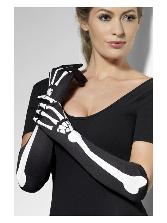 Skeleton Gloves Black