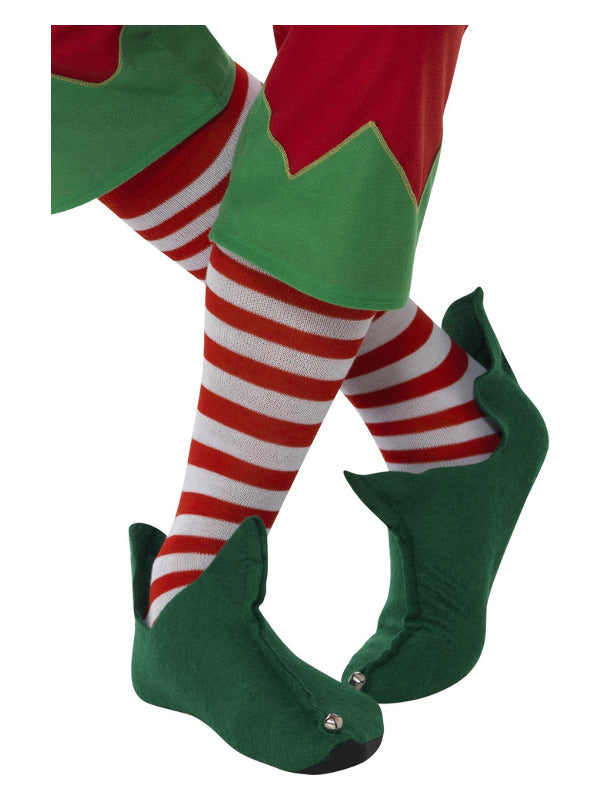 Striped Socks Long Red  White