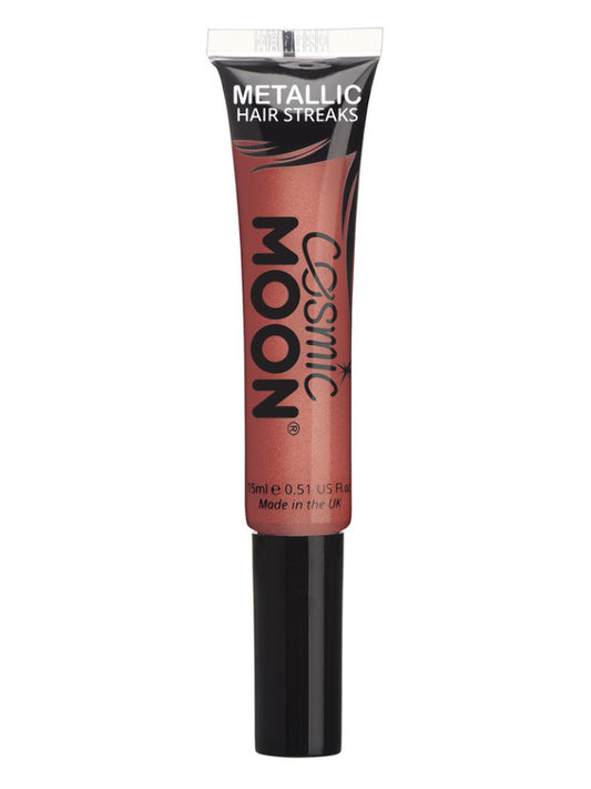 Adult Cosmic Moon Metallic Hair Streaks Red