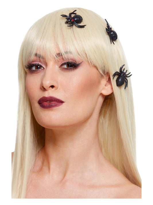 Spider Hair Clips Black