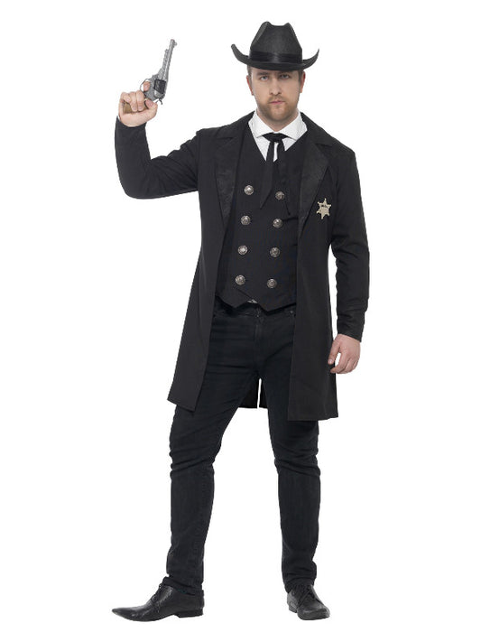 Curves Sheriff Costume Black
