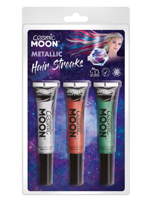 Adult Cosmic Moon Metallic Hair Streaks (4)