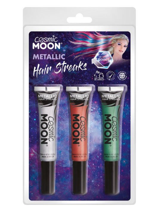 Adult Cosmic Moon Metallic Hair Streaks (4)