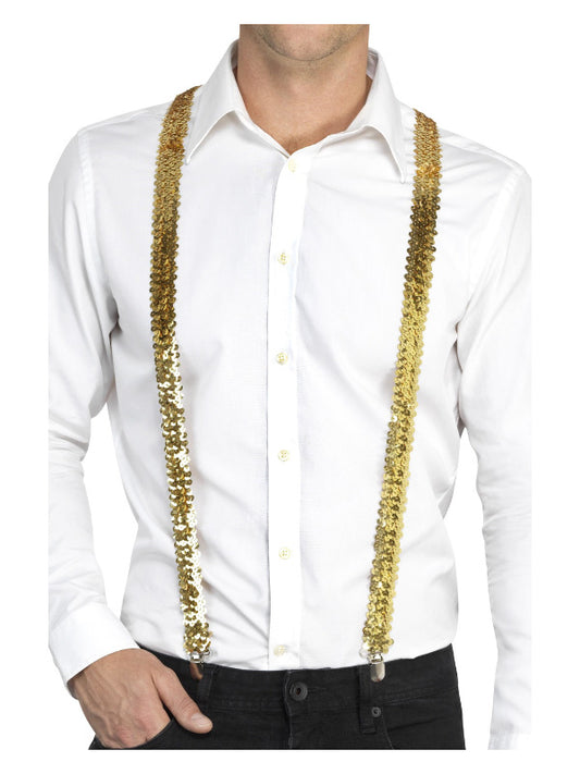 Sequin Braces Gold
