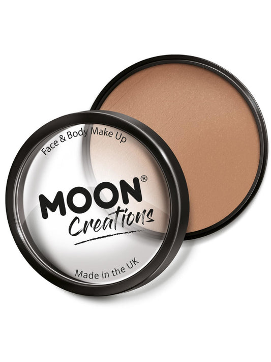 Adult Moon Creations Pro Face Paint Cake Pot Beige