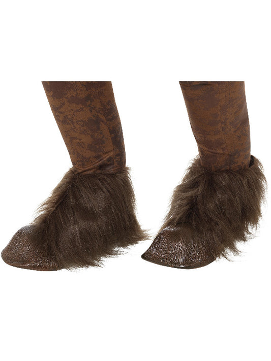 Beast  Krampus Demon Hoof Shoe Covers Brown