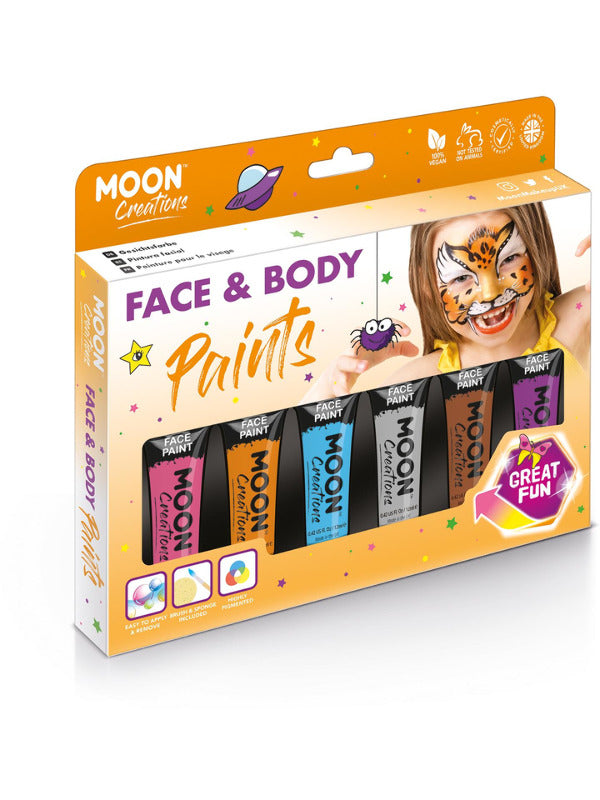 Adult Moon Creations Face  Body Paint Assorted (2)