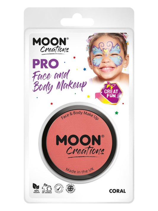 Adult Moon Creations Pro Face Paint Cake Pot Coral (2)