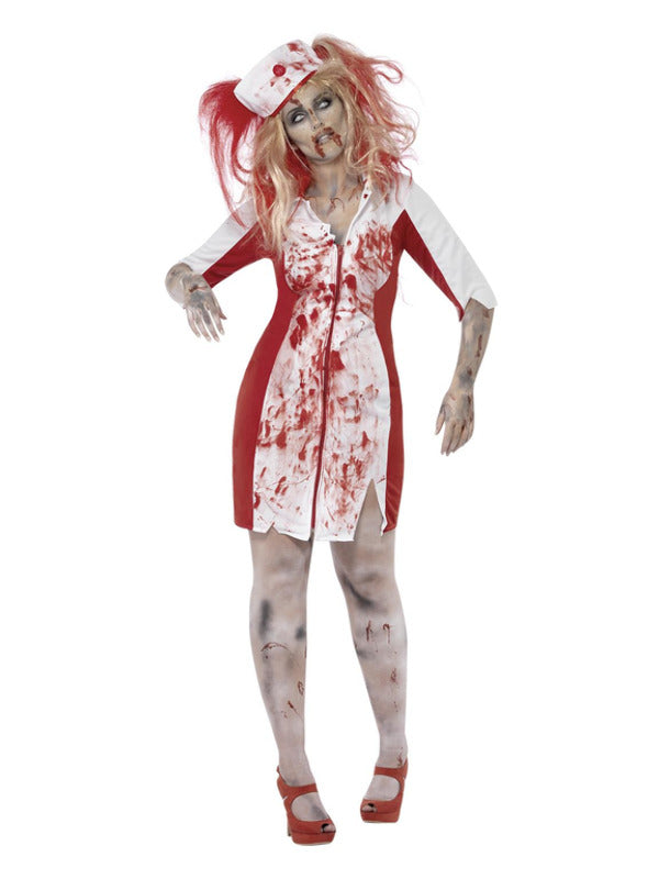 Curves Zombie Nurse Costume White