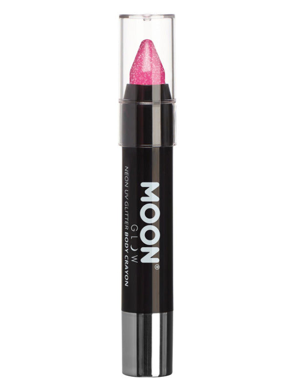 Moon Glow  Neon UV Glitter Body Crayons Hot Pink