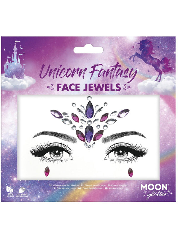 Moon Glitter Face Jewels Unicorn Fantasy