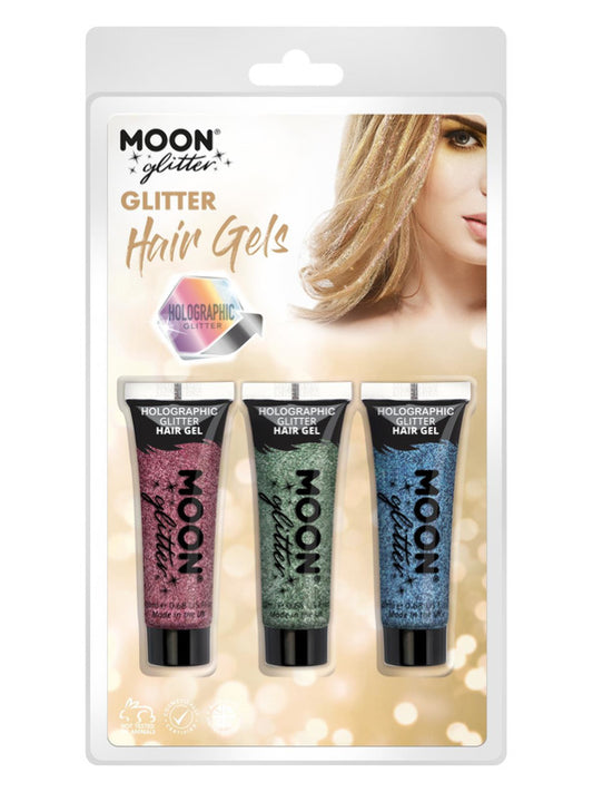 Adult Moon Glitter Holographic Glitter Hair Gel (2)