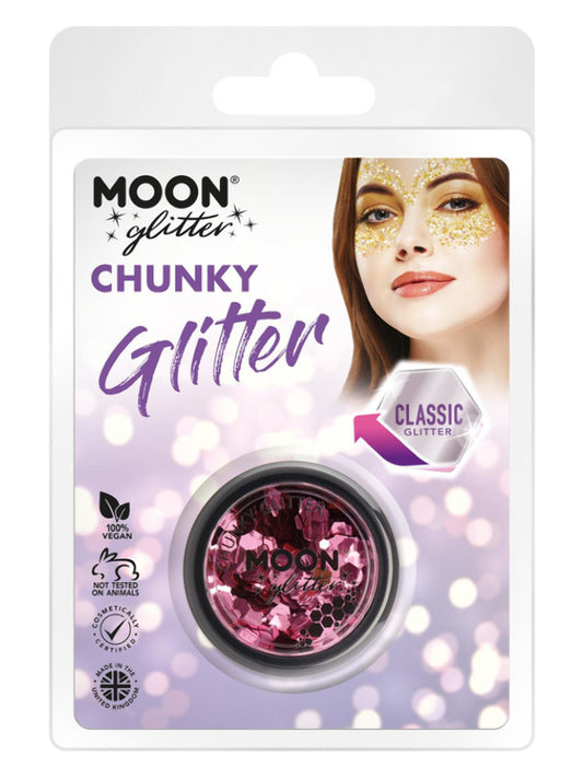 Adult Moon Glitter Classic Chunky Glitter Pink (2)