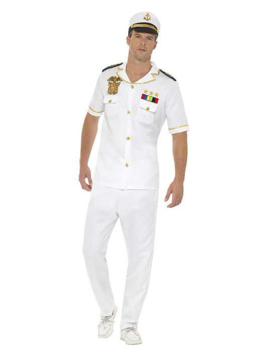 Adult Captain Costume White (2)