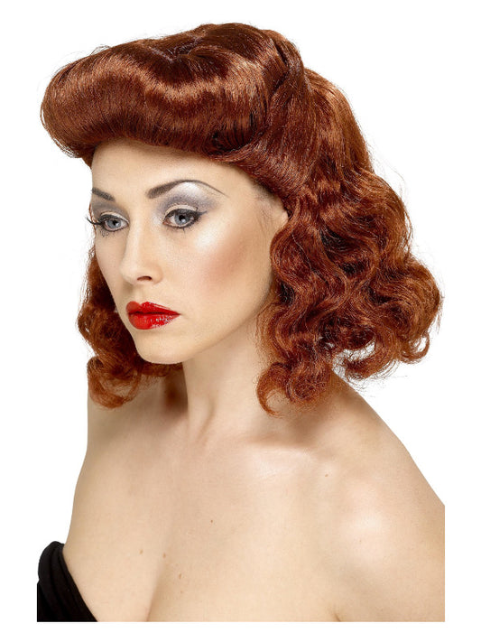 Pin Up Girl Wig Auburn