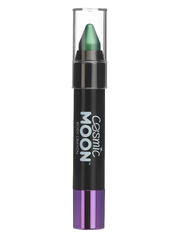 Adult Cosmic Moon Metallic Body Crayons Green