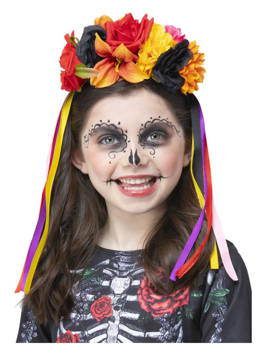 Kids Kids DOTD Colourful Rose Headband