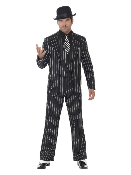 Vintage Gangster Boss Costume Black