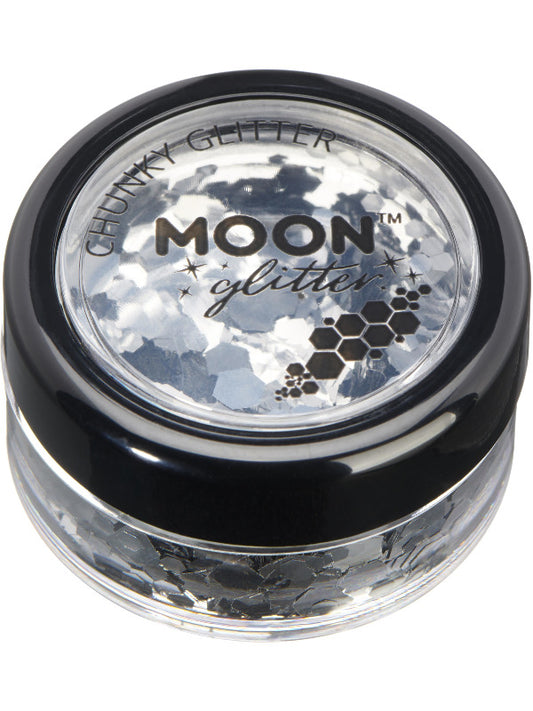 Adult Moon Glitter Classic Chunky Glitter Silver