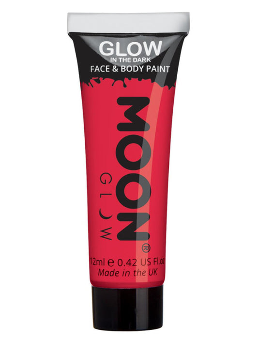 Moon Glow  Glow in the Dark Face Paint Red