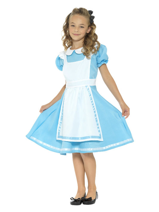 Kids Wonderland Princess Costume Blue