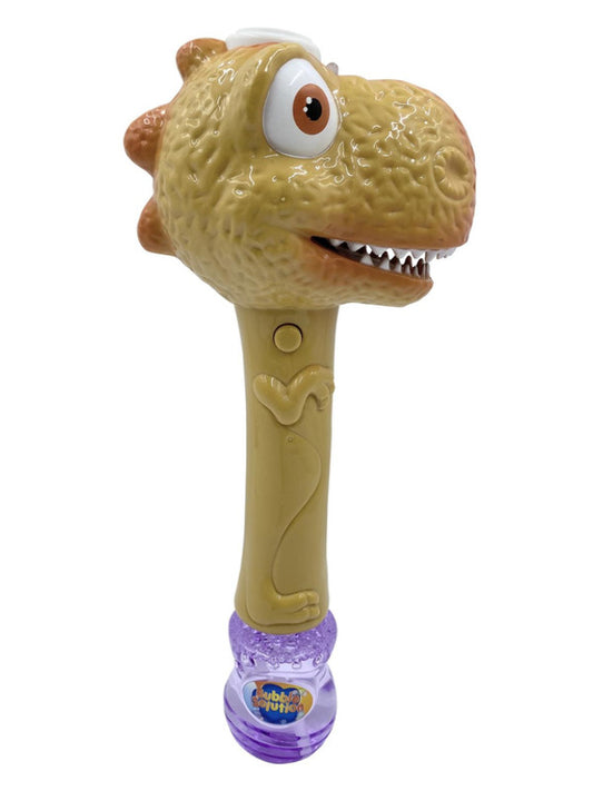Kids LED Light Up Dinosaur Bubble Wand