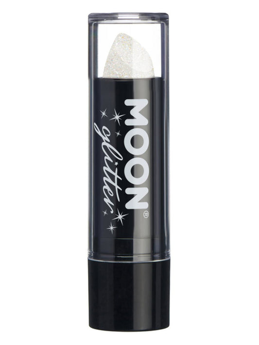 Adult Moon Glitter Iridescent Glitter Lipstick White