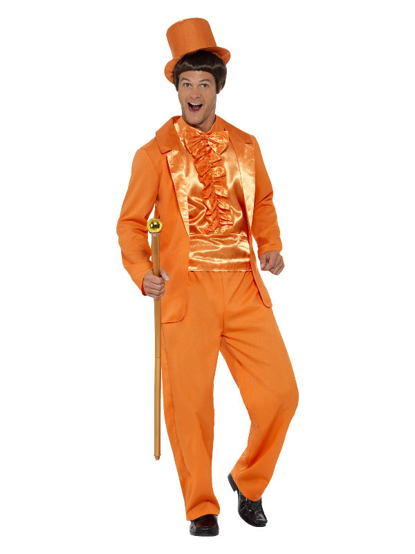 90s Stupid Tuxedo Costume Orange