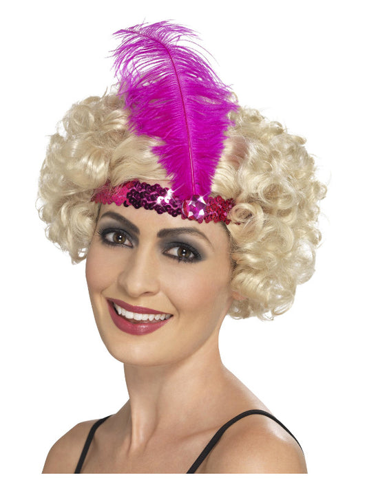 Flapper Headband Pink
