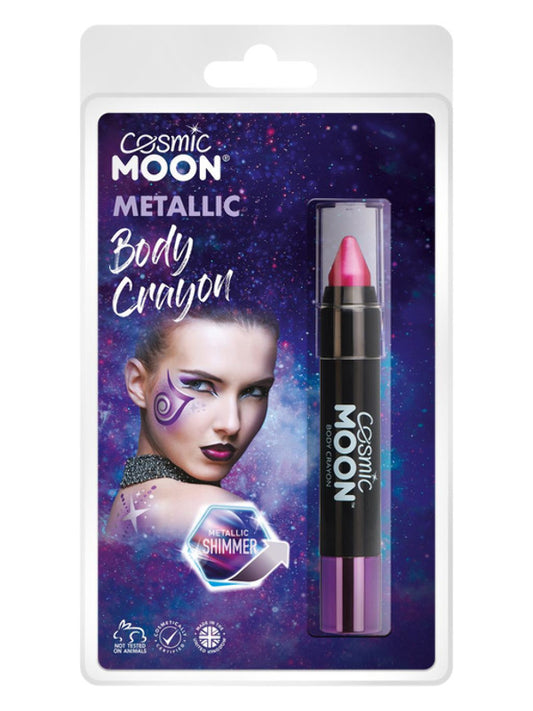 Cosmic Moon Metallic Body Crayons Pink