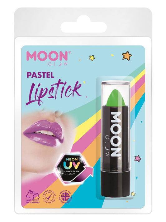 Adult Moon Glow Pastel Neon UV Lipstick Pastel Green