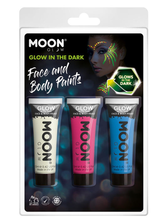 Adult Moon Glow  Glow in the Dark Face Paint