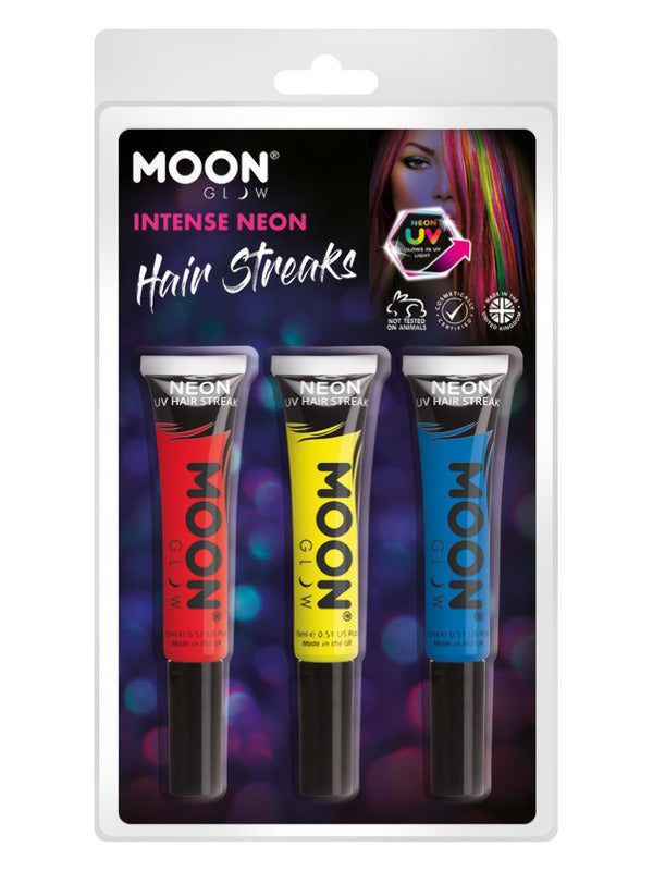 Adult Moon Glow Intense Neon UV Hair Streaks (2)