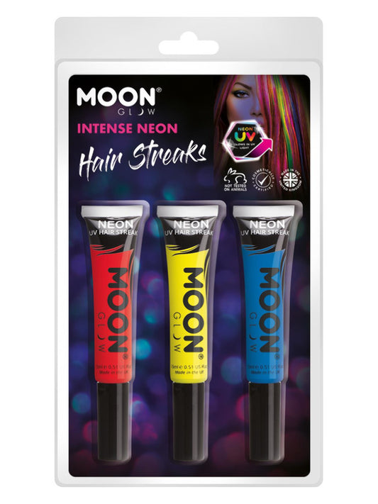 Adult Moon Glow Intense Neon UV Hair Streaks (2)