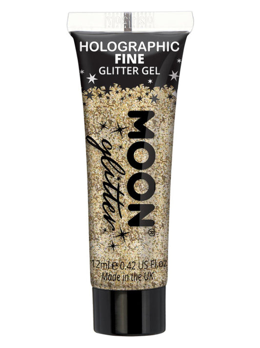 Adult Moon Glitter Holographic Fine Glitter Gel Gold