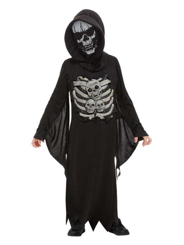 Kids Skeleton Reaper Costume Black