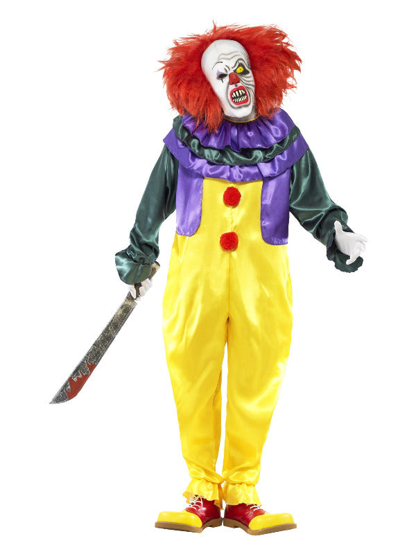 Classic Horror Clown Costume MultiColoured