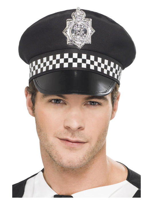Police Panda Cap Black